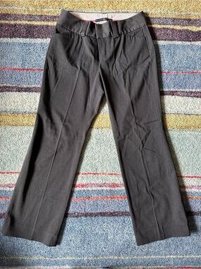 GAP Women's Charcoal “Curvy” Boot-Cut Dress Pants